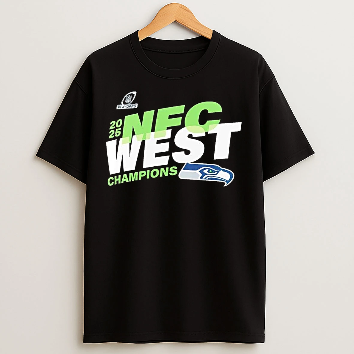 Classic Seattle Seahawks 2025 Nfc West Division Champions T Shirts