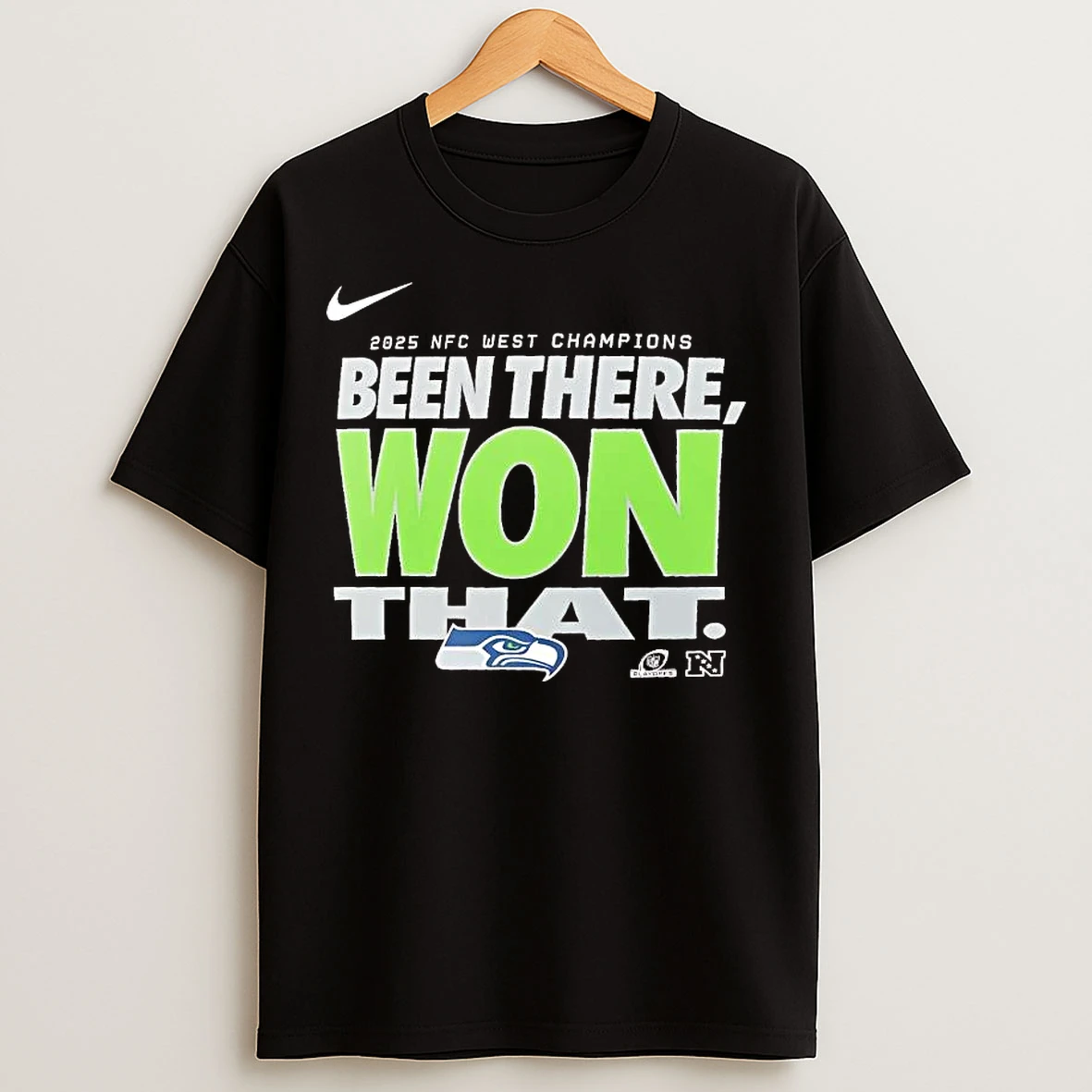 Classic Seattle Seahawks 2025 Nfc West Division Champions Been There Won That T Shirts