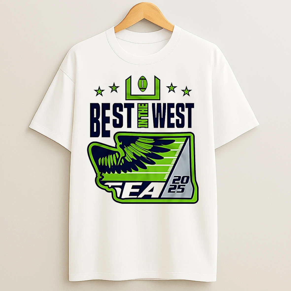 Classic Seattle Seahawks Best In The West 2025 Division Champs T Shirts