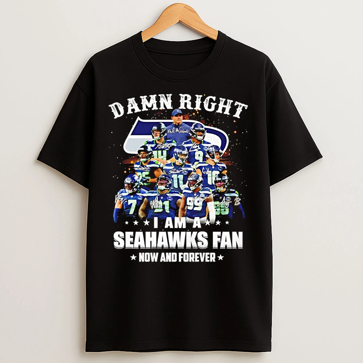 Classic Seattle Seahawks Football Damn Right I Am A Seahawks Fan How And Forever T Shirts