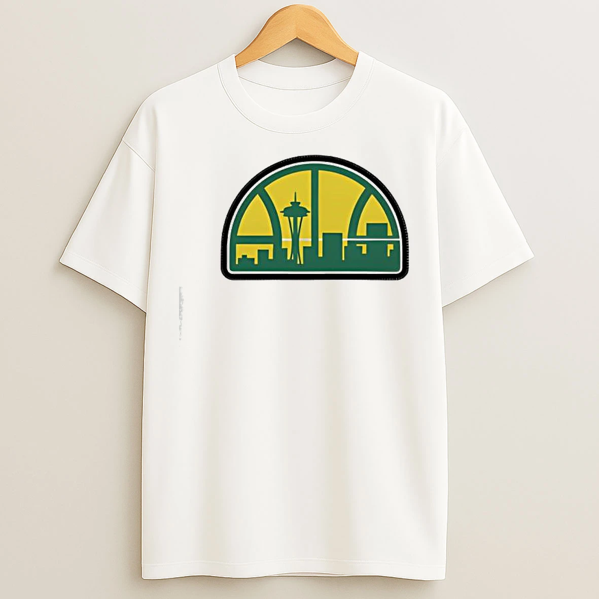 Classic Seattle Supersonics Hardwood Logo T Shirts