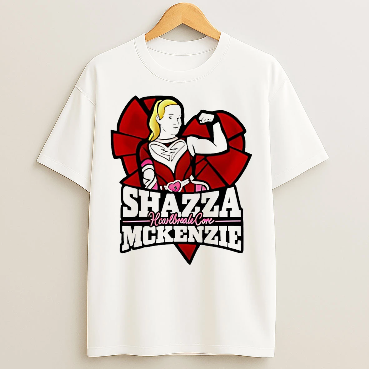 Classic Shazza Mckenzie Heartbreak Core Graphic T Shirts