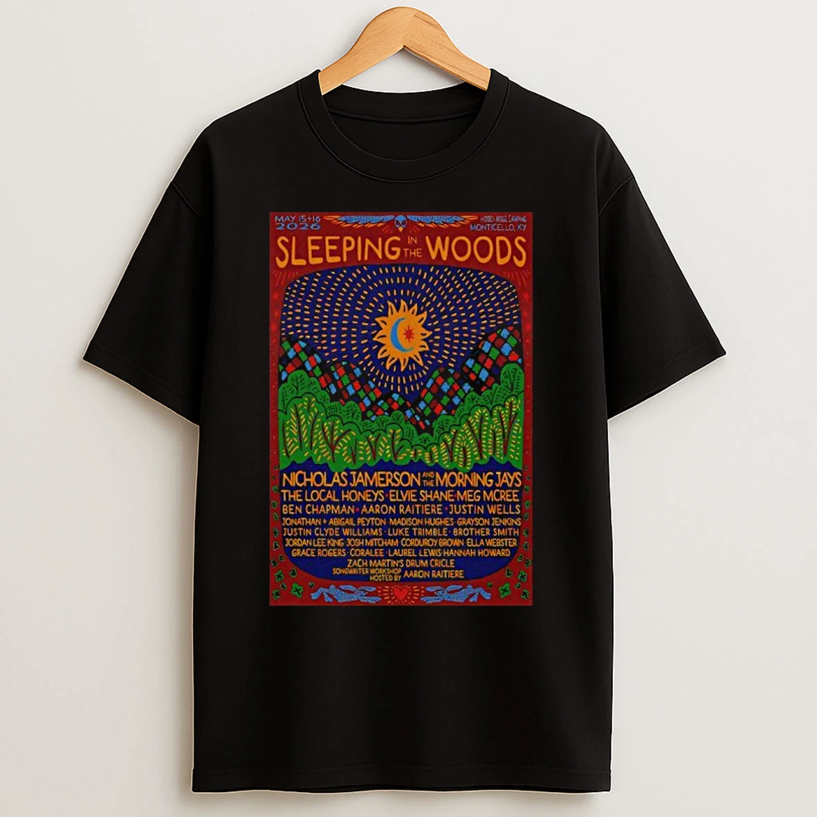Classic Sleeping In The Woods Festival Monticello Ky May 15 16 2026 T Shirts