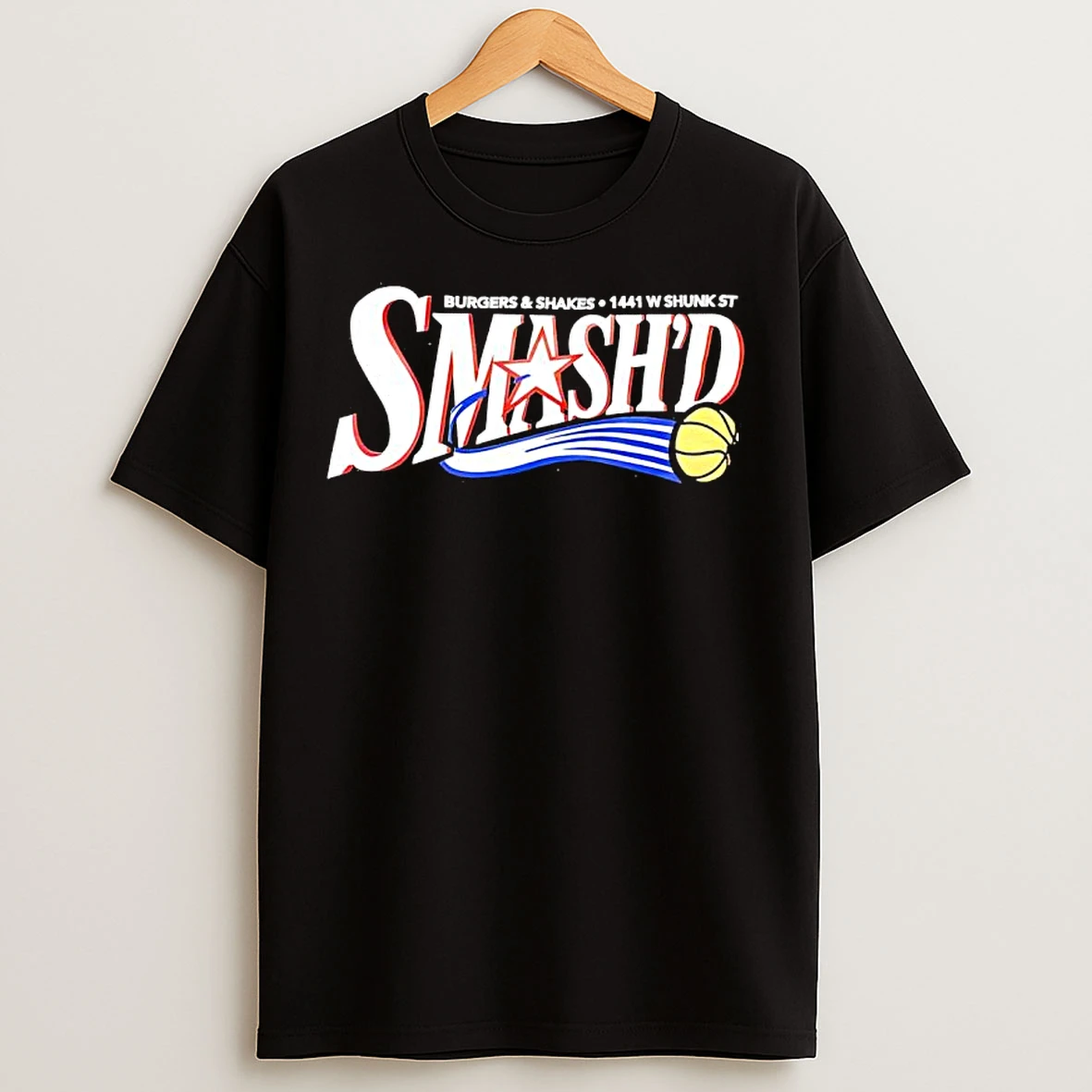 Classic Smashd Burgers Shakes Graphic T Shirts