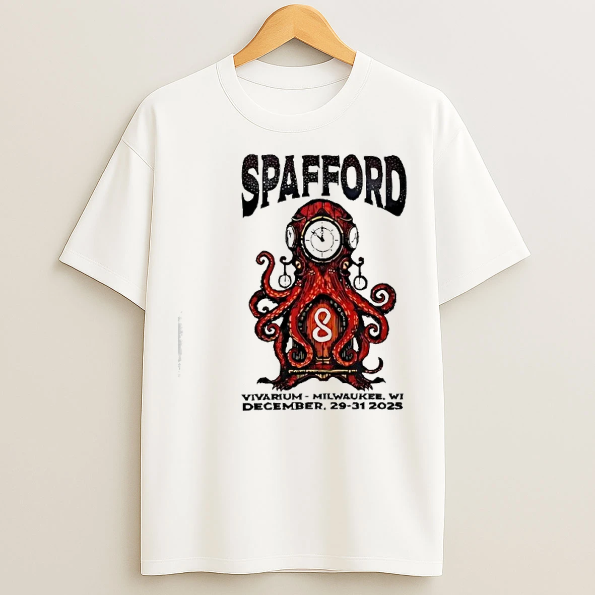 Classic Spafford Dec 29 31 2025 At Vivarium Milwaukee Wi T Shirts