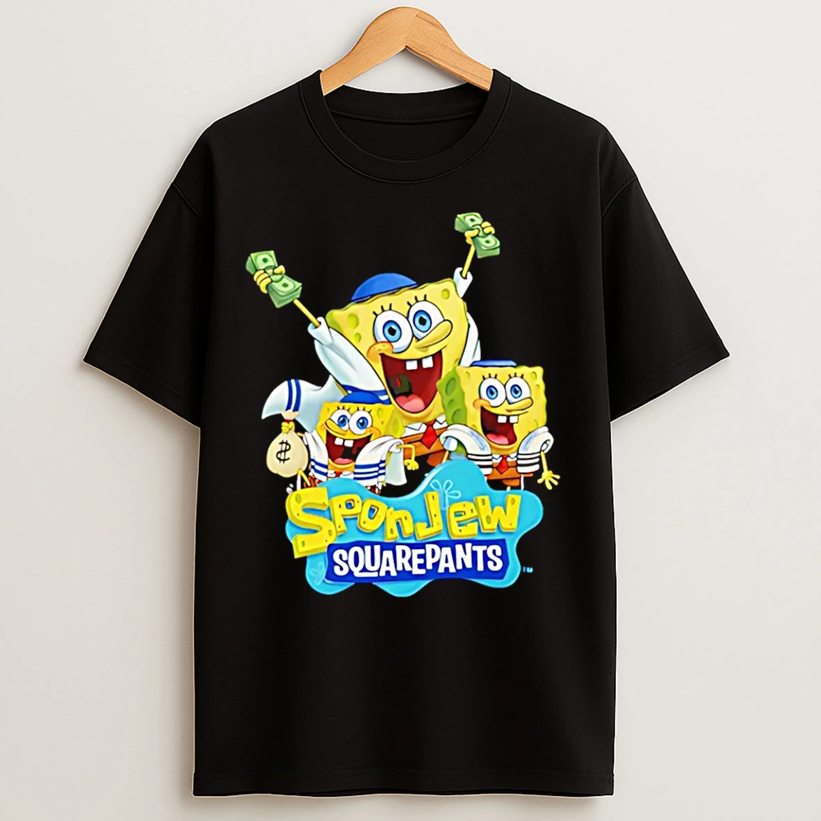 Classic Sponjew Suarepants Sponge Cartoon T Shirts