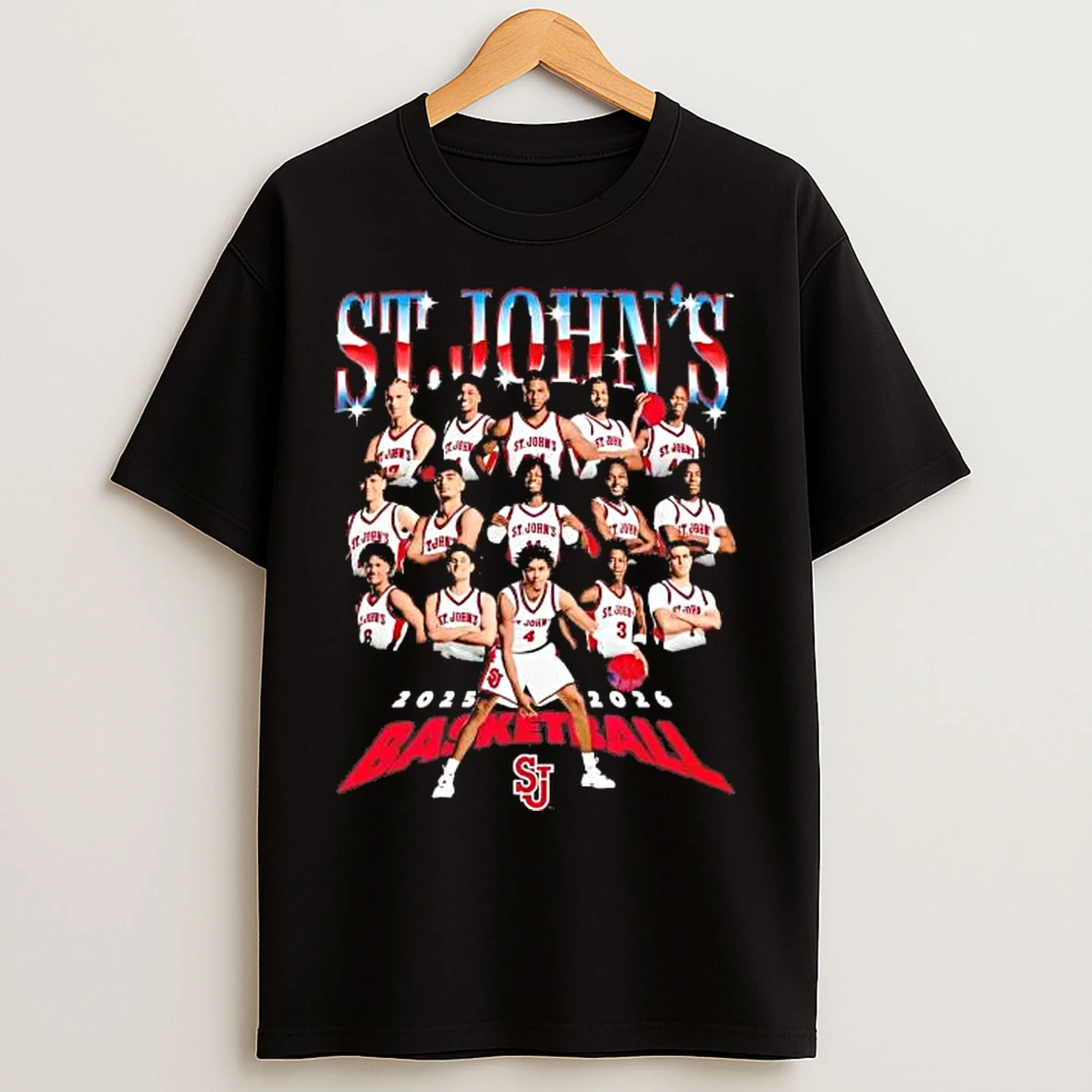 Classic St Johns Men Basketball 2026 Team Players T Shirts