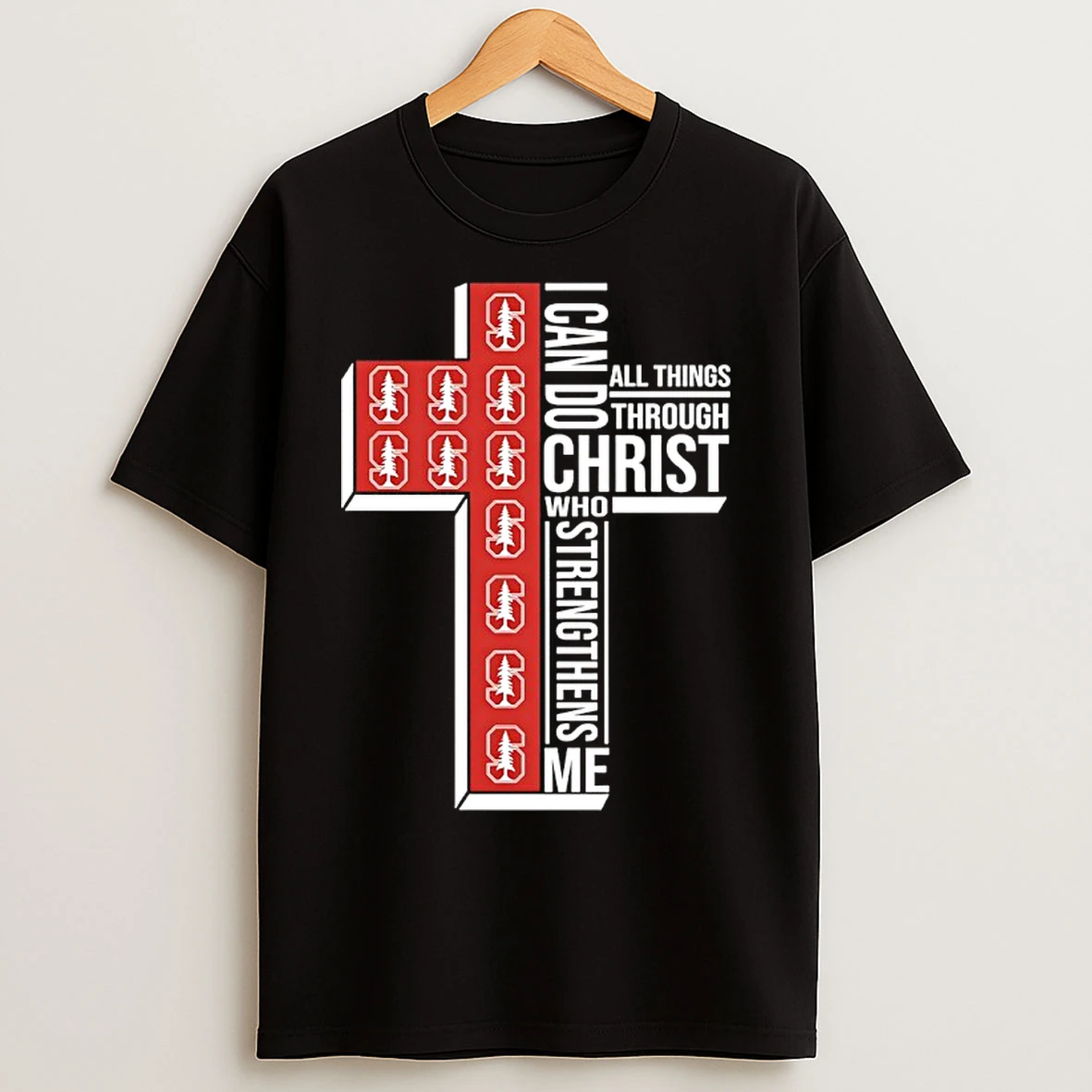 Classic Stanford Cardinal Womens Basketball I Can All Things Do Through Christ Who Strengthens Me T Shirts