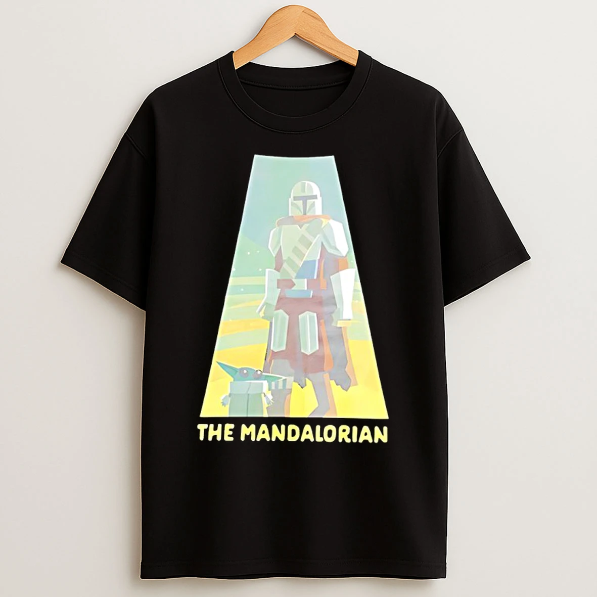 Classic Star Wars The Mandalorian Spotlight Cartoon T Shirts