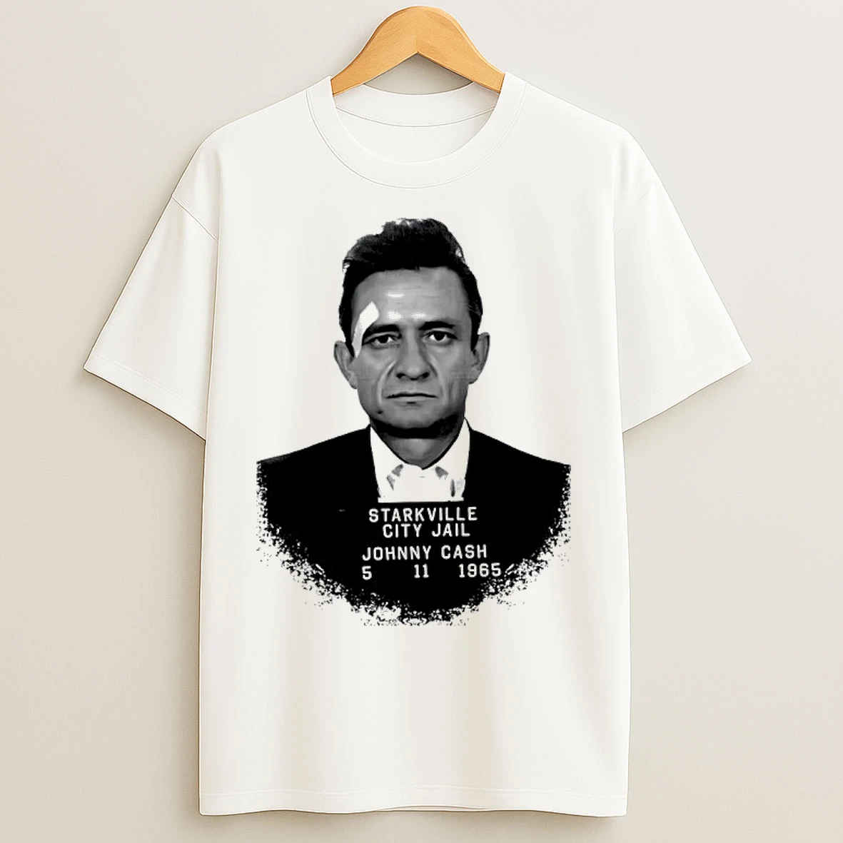 Classic Starkville City Jail Johnny Cash 5 11 1965 T Shirts