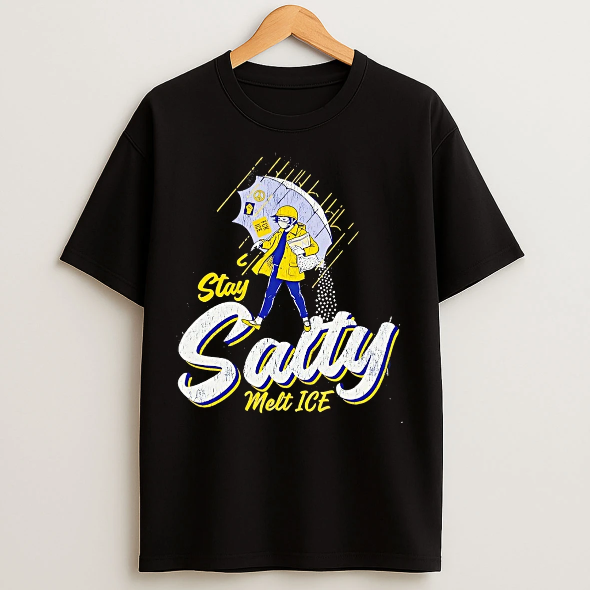 Classic Stay Salty Melt Ice Abolish Anti Trump Resistance Protest T Shirts