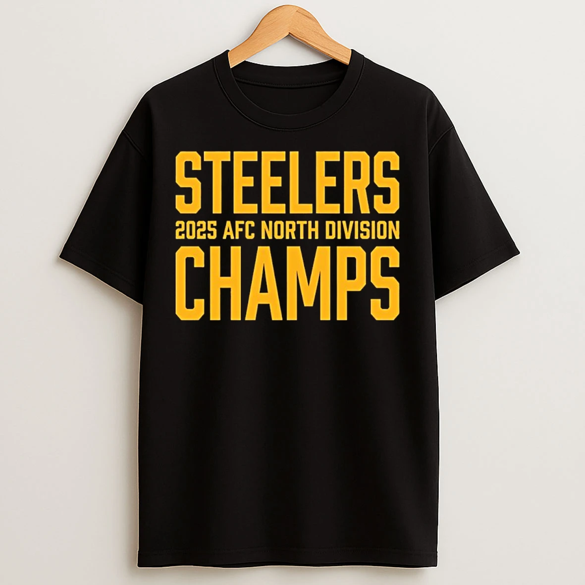 Classic Steelers 2025 Afc North Division Champs T Shirts