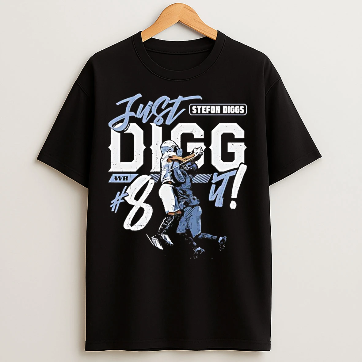Classic Stefon Diggs Just Digg It New England Patriots Player Vintage T Shirts