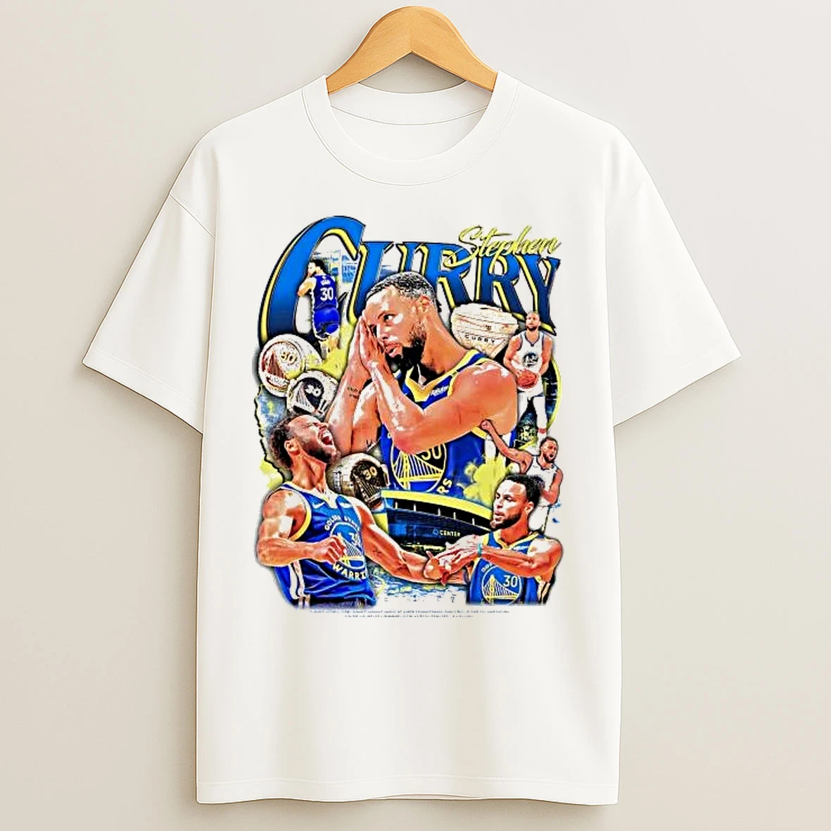 Classic Stephen Curry Night Night Picture Collage T Shirts