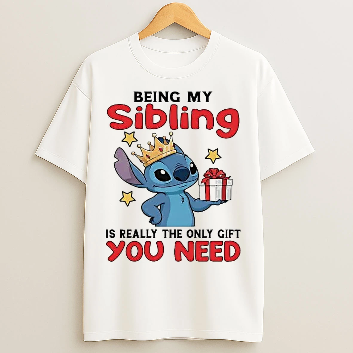 Classic Stitch Being My Sibling Is Really The Only Gift You Need T Shirts