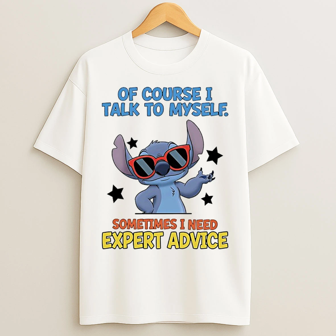 Classic Stitch Of Course I Talk To Myself Sometimes I Need Expert Advice T Shirts