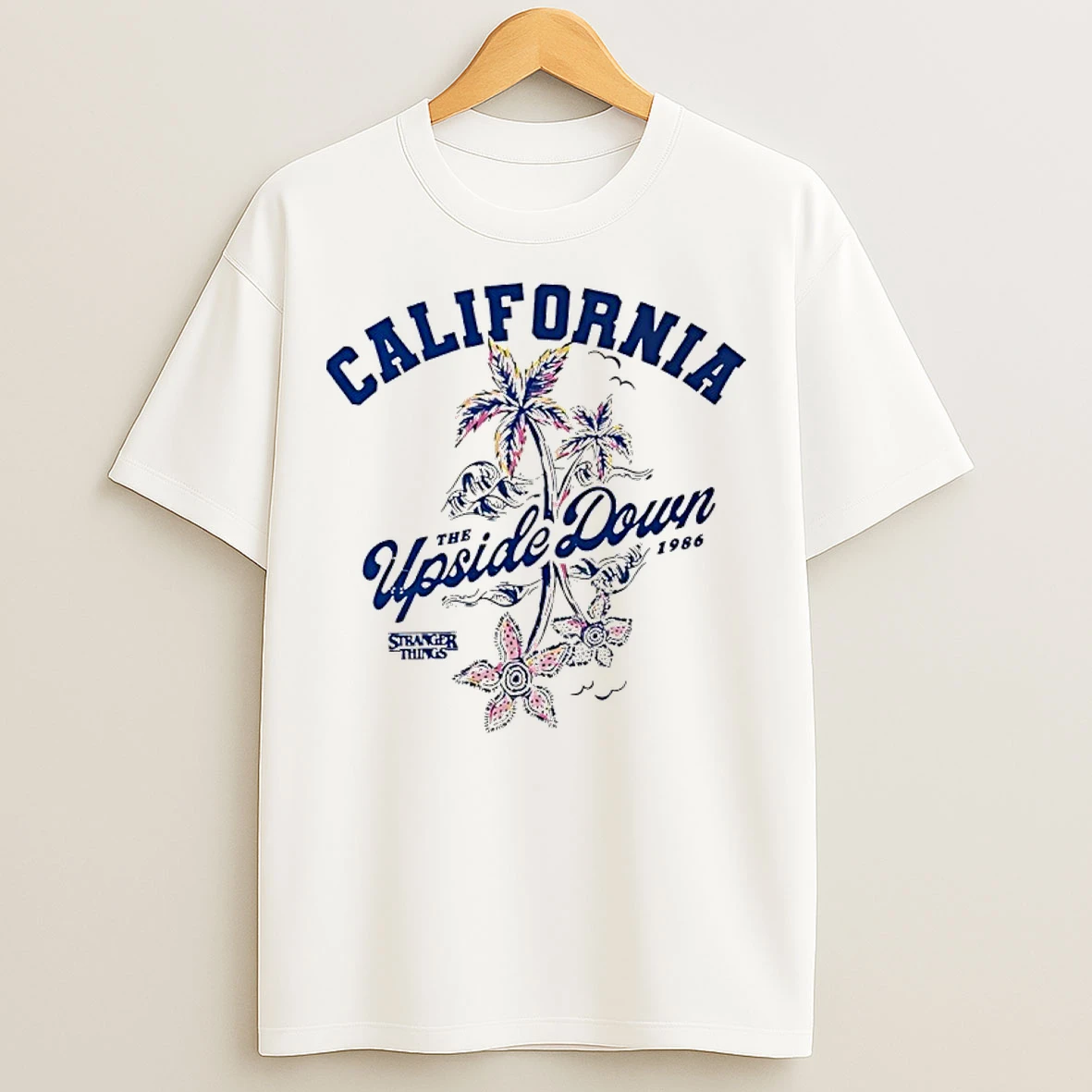 Classic Stranger Things California Upside Down 1986 T Shirts