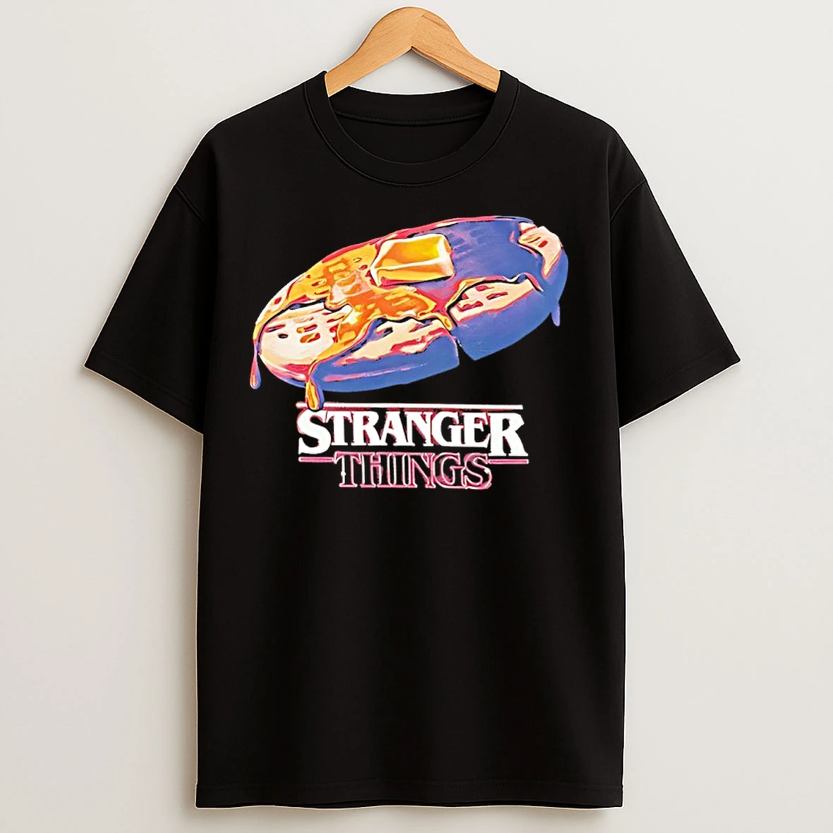 Classic Stranger Things X Surfer Boy Pizza T Shirts