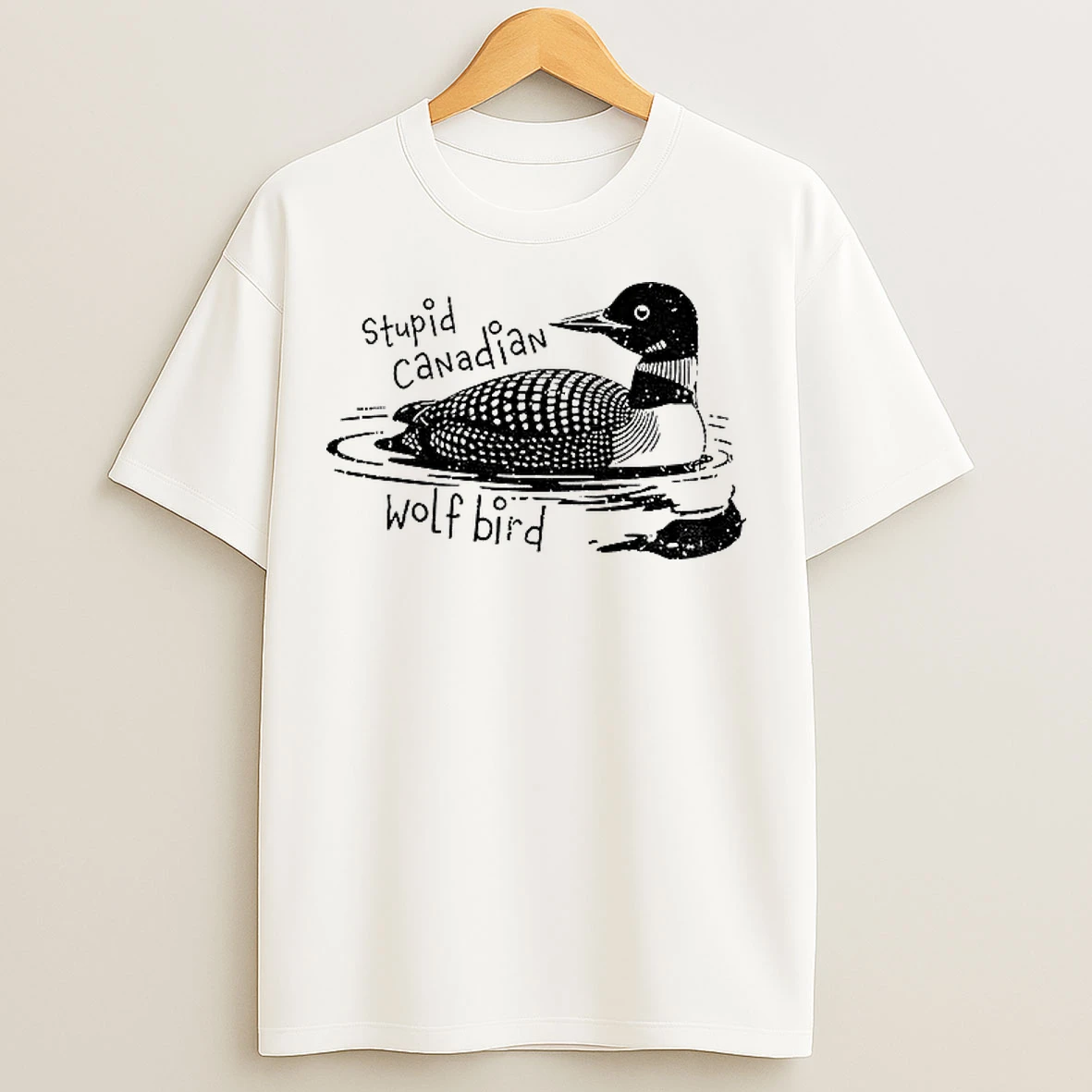 Classic Stupid Canadian Wolf Bird Heated Rivalry T Shirts