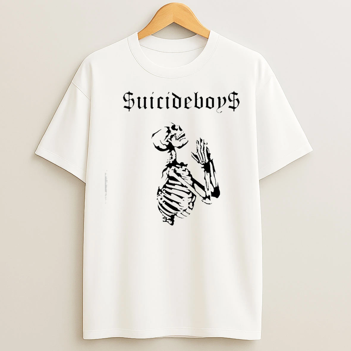 Classic Suicideboys Praying Skeleton T Shirts