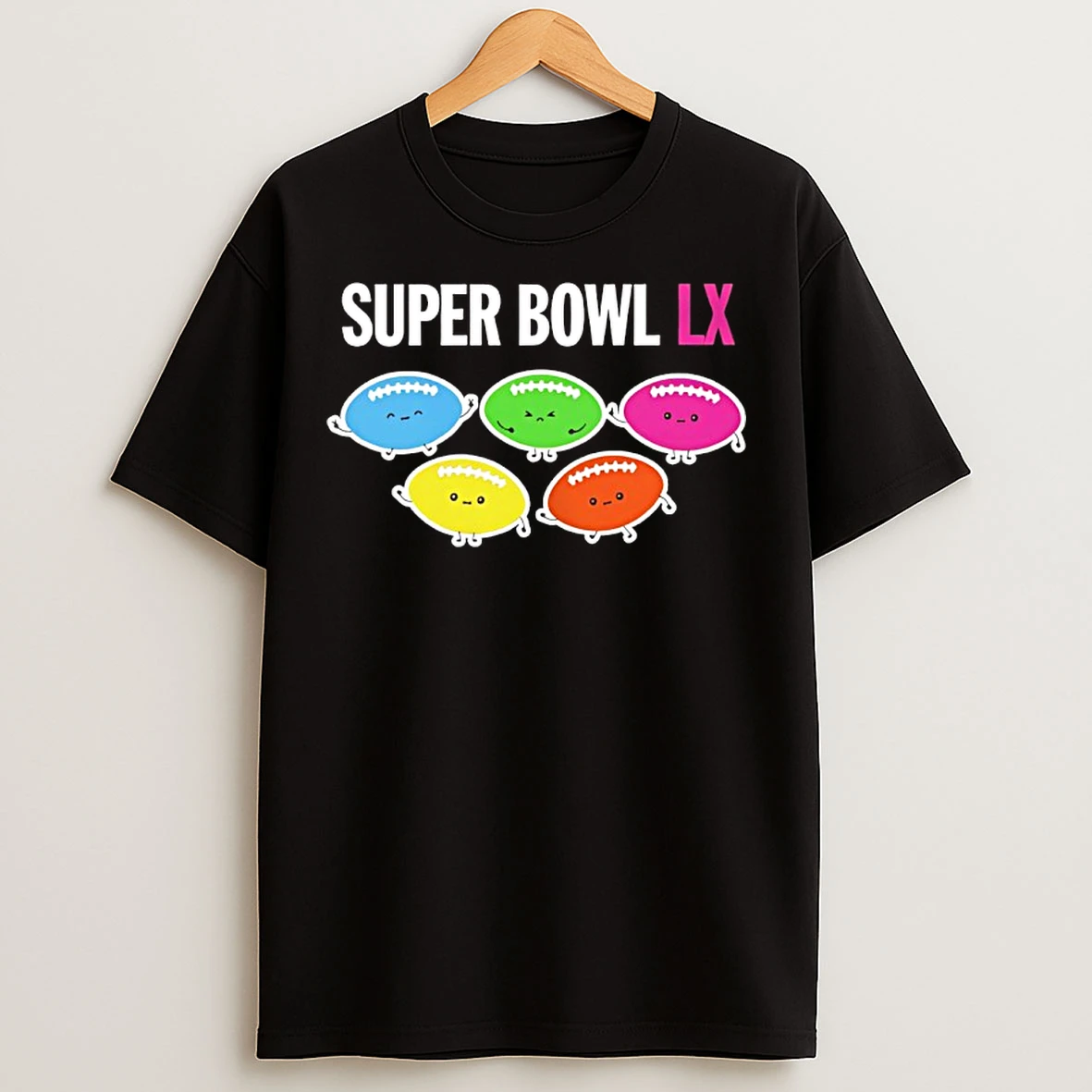 Classic Super Bowl Lx Football Squad Creeper T Shirts