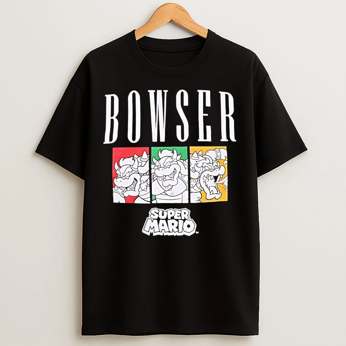 Classic Super Mario Bowser Cartoon T Shirts