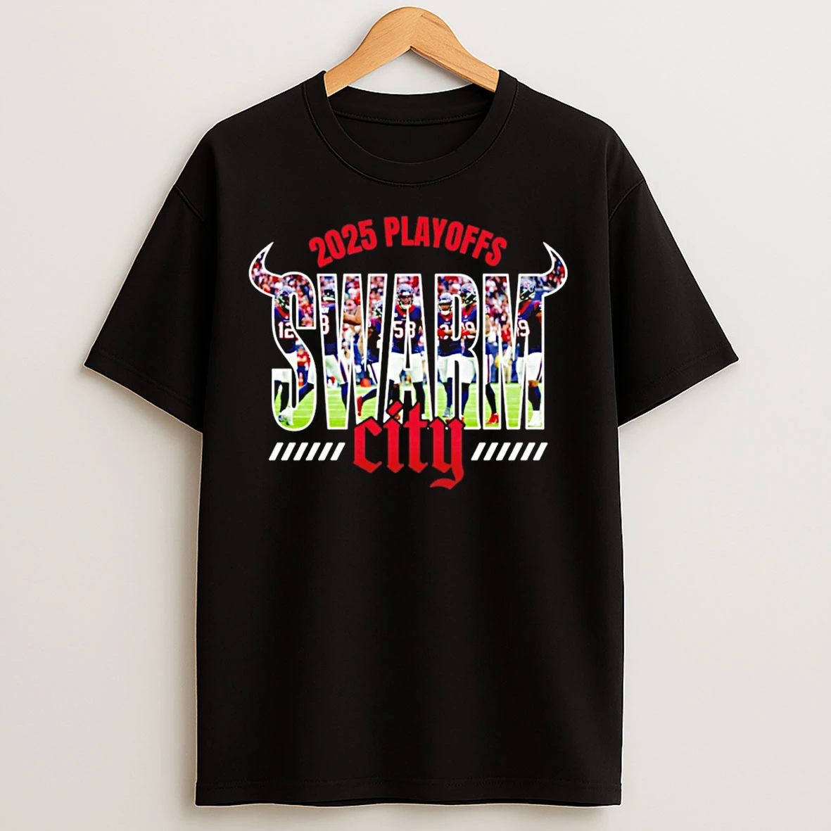 Classic Swarm City 2025 Playoffs Houston Football T Shirts