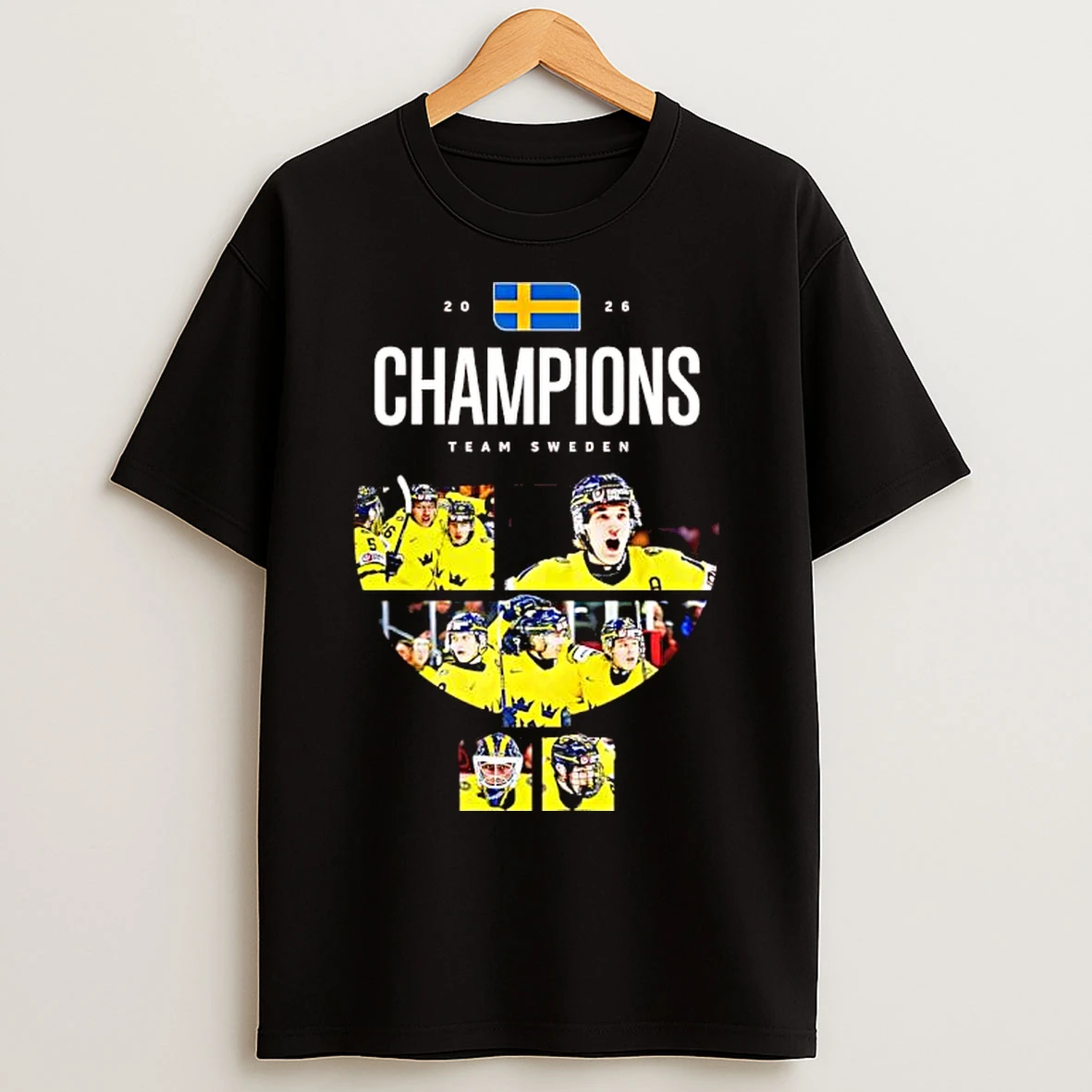 Classic Sweden 2026 Iihf World Junior Championship Gold Medal Victory T Shirts