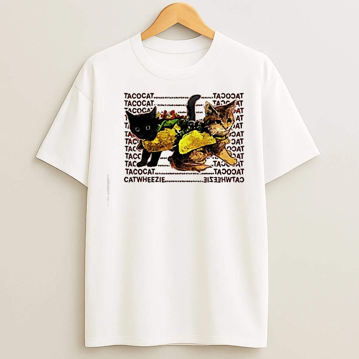 Classic Tacocat Multiple Times Cats Taco Shell T Shirts