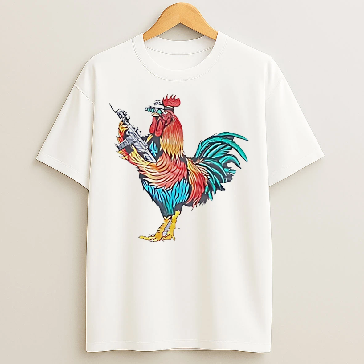 Classic Tactical Cock Gun Army T Shirts