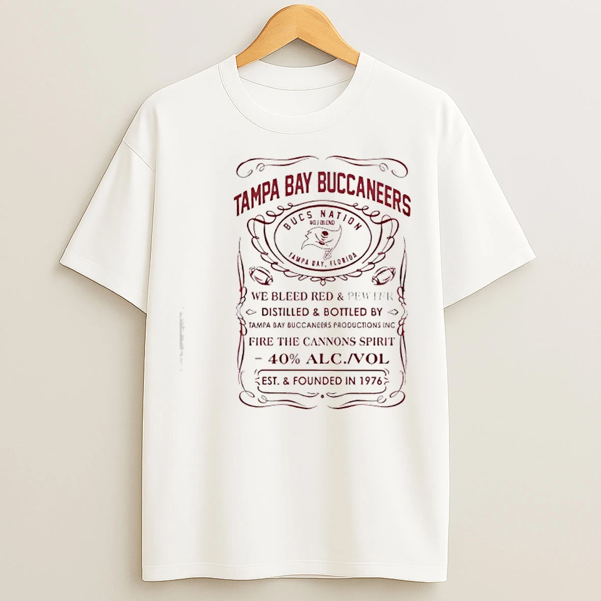 Classic Tampa Bay Buccaneers Nfl Whiskey T Shirts
