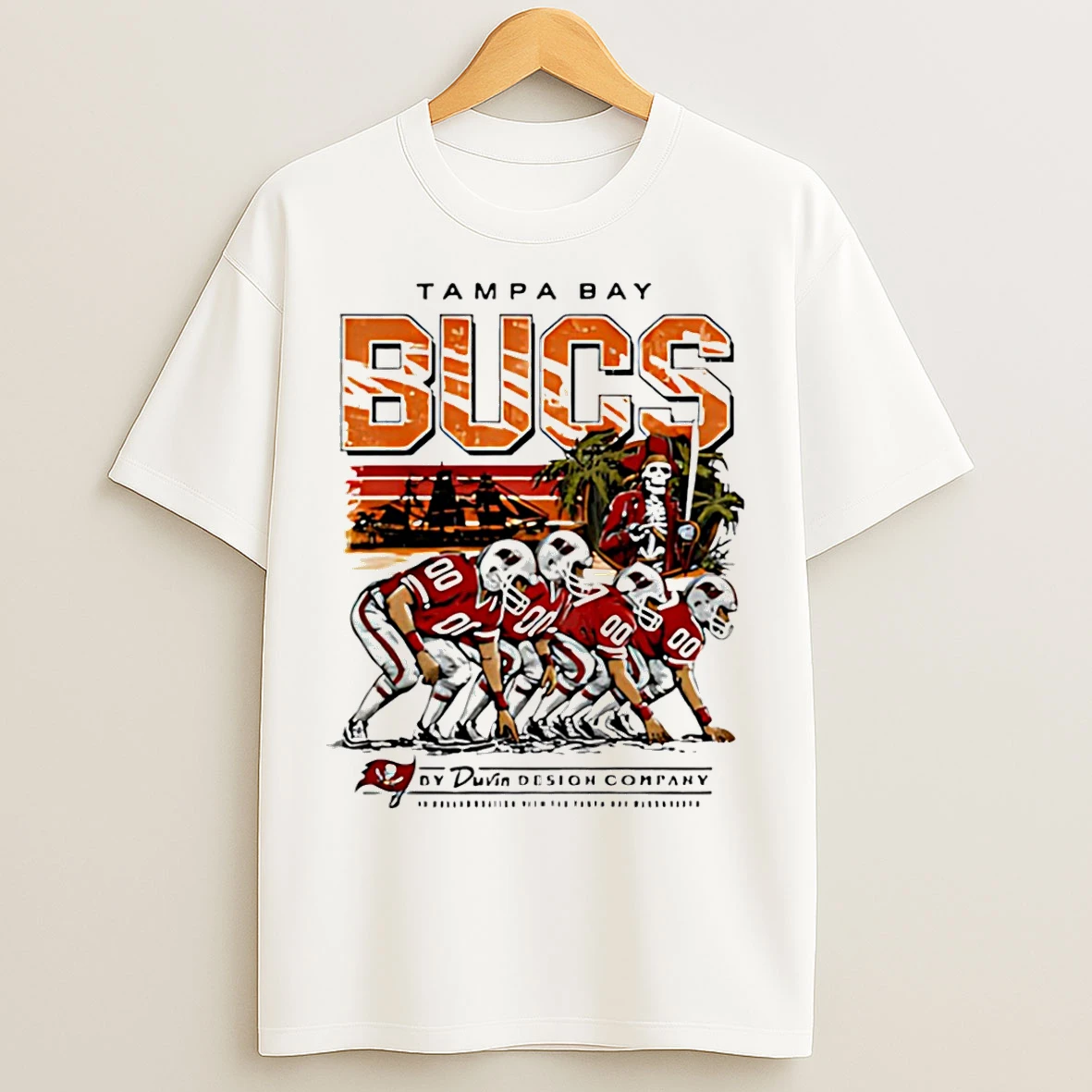 Classic Tampa Bay Bucs Duvin Design Company In Collaboration Graphic T Shirts