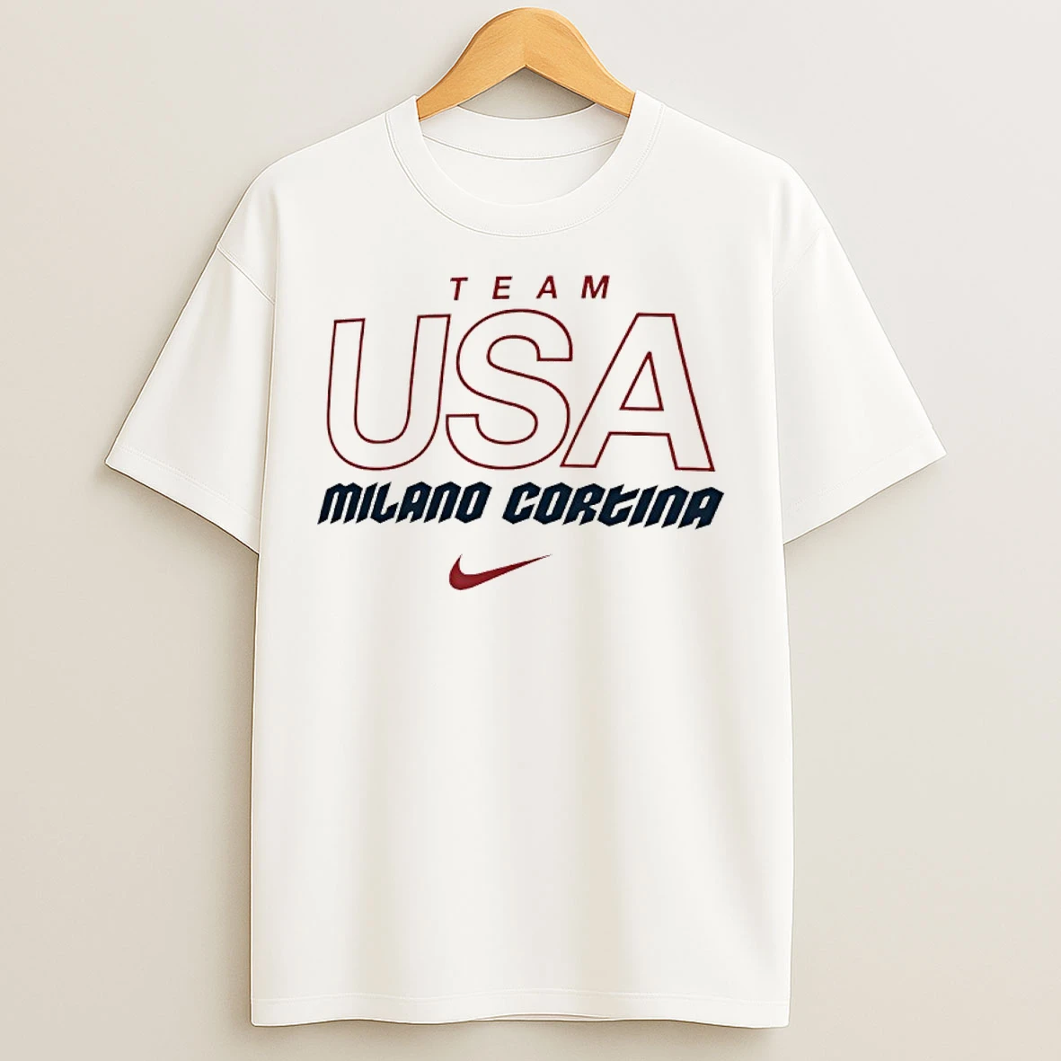 Classic Team Usa Nike Milano Cortina 2026 Winter Olympics T Shirts