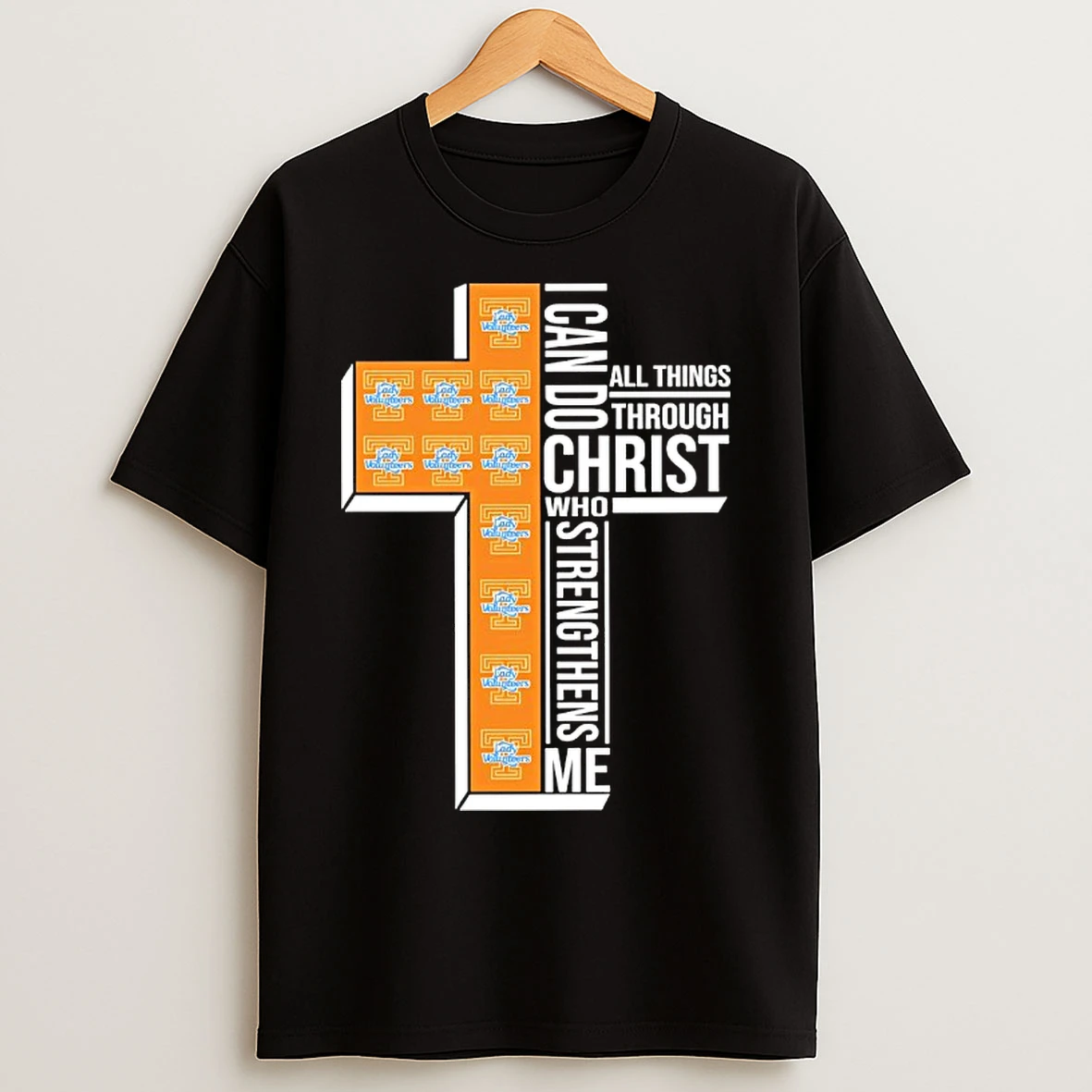 Classic Tennessee Lady Vols Womens Basketball I Can All Things Do Through Christ Who Strengthens Me T Shirts