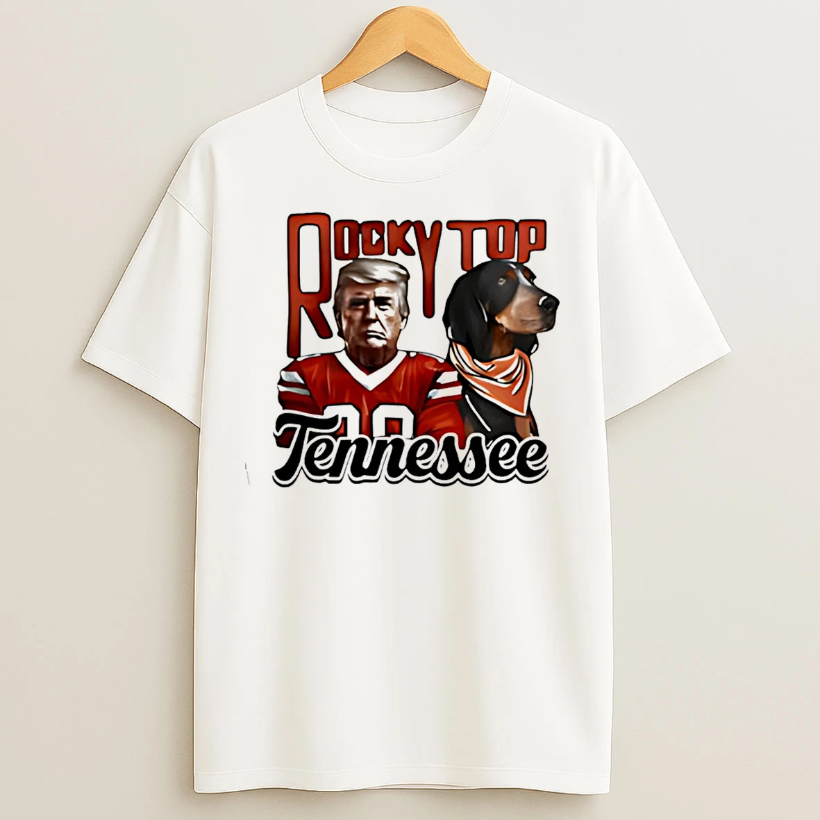 Classic Tennessee Volunteers Rocky Top Donald Trump And Smoky Dog T Shirts