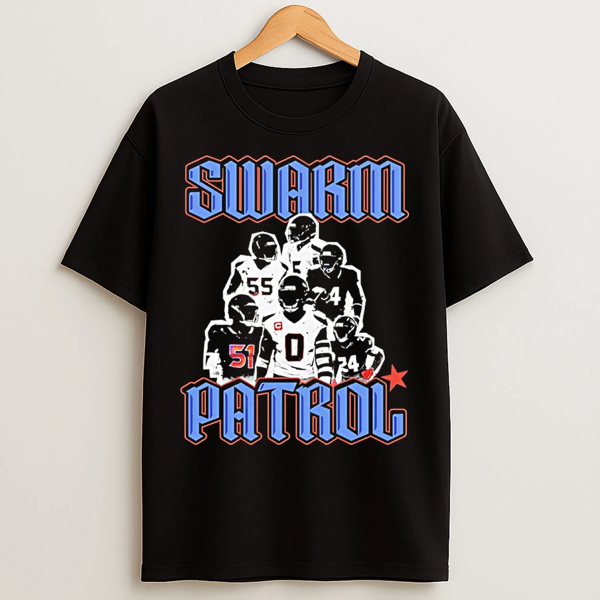 Classic Texans Defense Swarm Patrol Graphic T Shirts