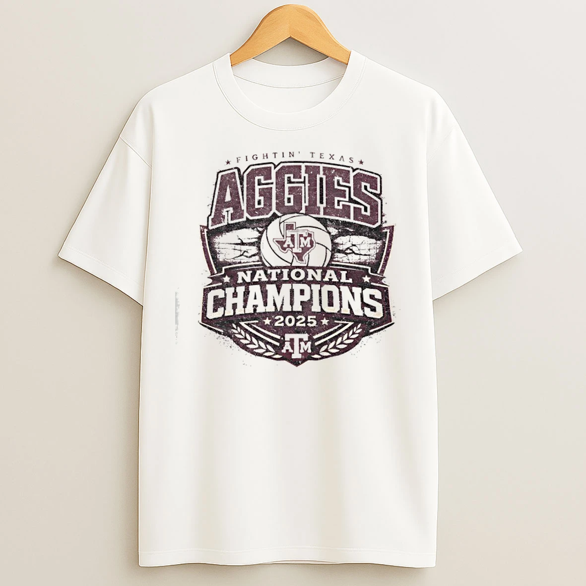 Classic Texas Am Aggies 2025 National Champions Volleyball T Shirts