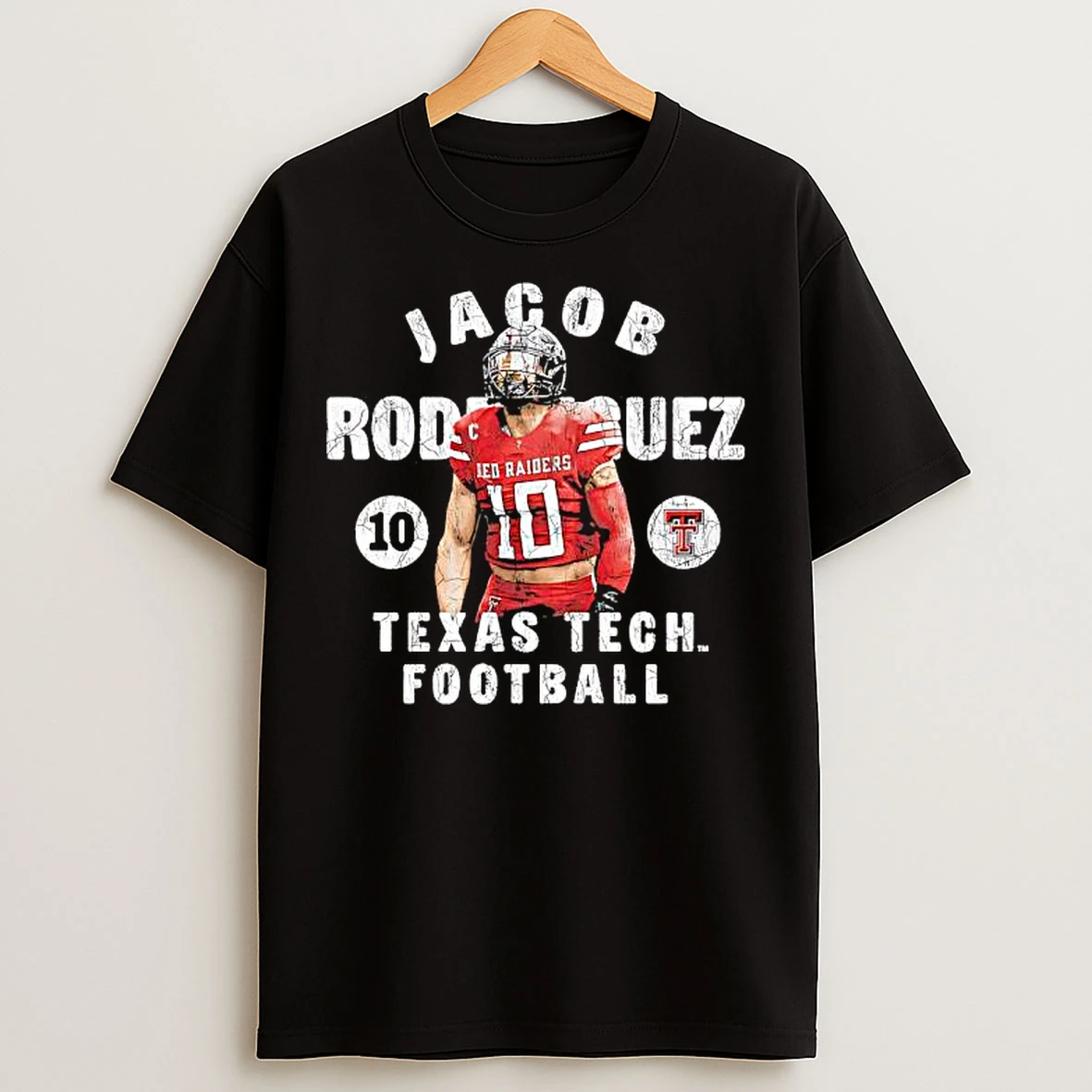 Classic Texas Tech Football 10 Jacob Rodriguez T Shirts