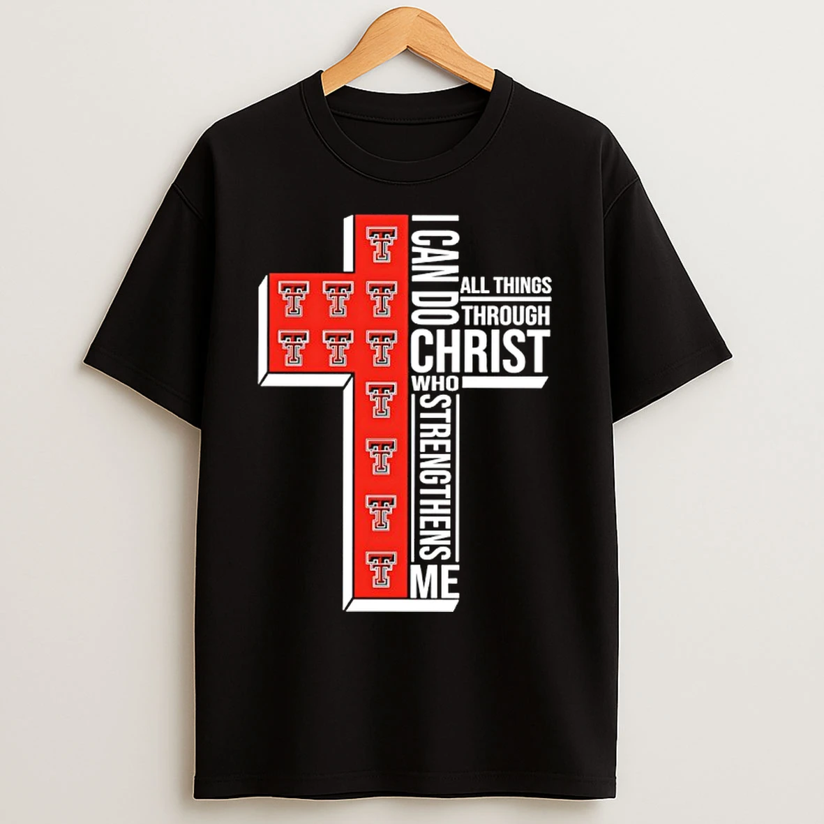 Classic Texas Tech Lady Raiders Womens Basketball I Can All Things Do Through Christ Who Strengthens Me T Shirts