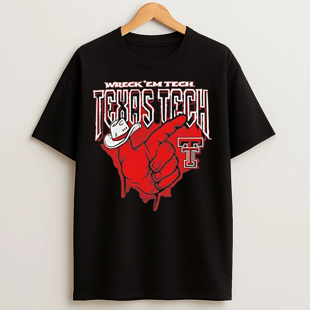 Classic Texas Tech Red Raiders Cowboy Hand Wreck Em T Shirts