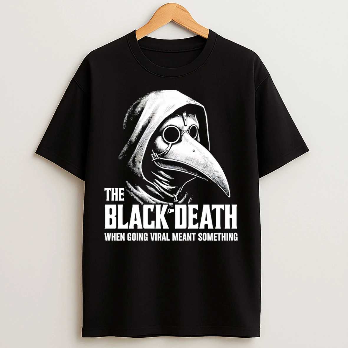 Classic The Black Death Going Viral Geek T Shirts