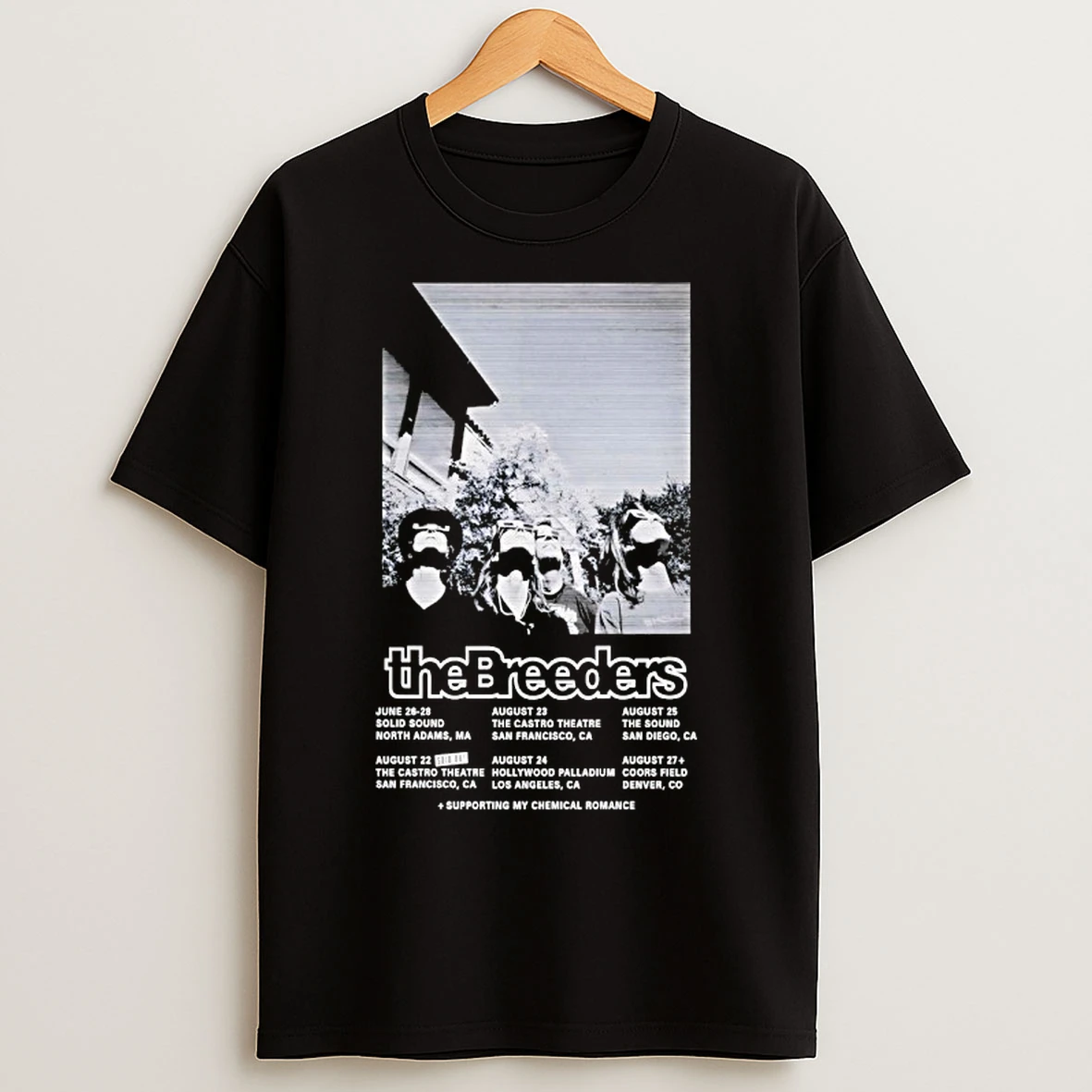 Classic The Breeders August 2026 Shows T Shirts