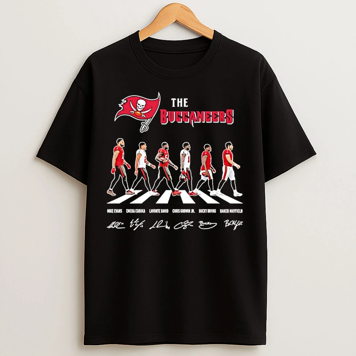 Classic The Buccaneers X Abbey Road Several Players Signature T Shirts