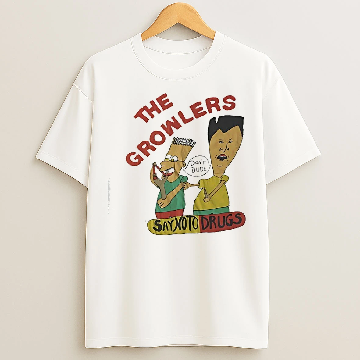 Classic The Growlers Say No To Drugs T Shirts