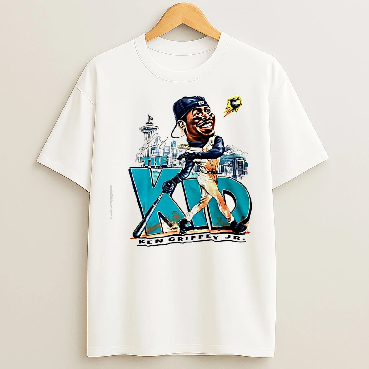 Classic The Kid Ken Griffey Jr Signature T Shirts