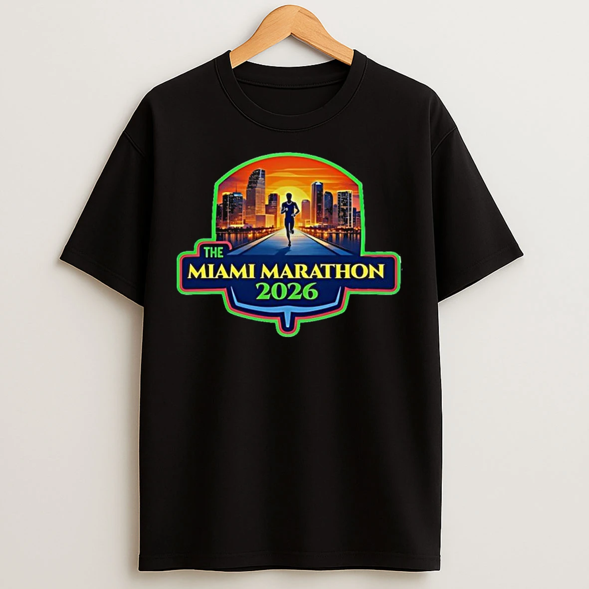 Classic The Miami Marathon 2026 Logo T Shirts