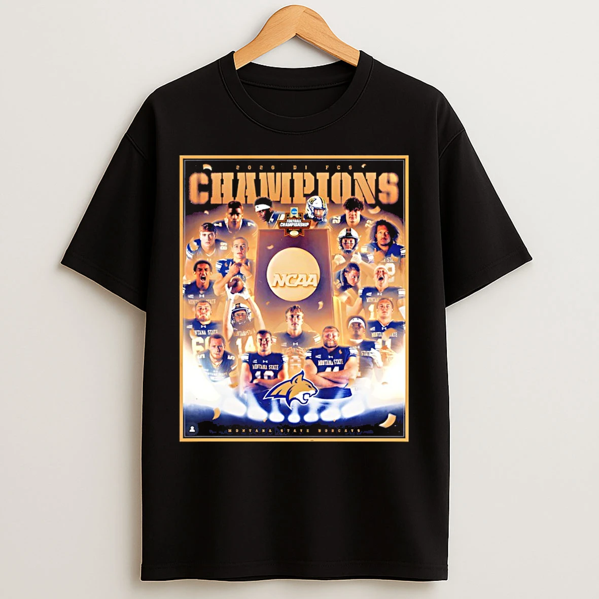 Classic The Montana State Bobcats National Champions Second Time T Shirts
