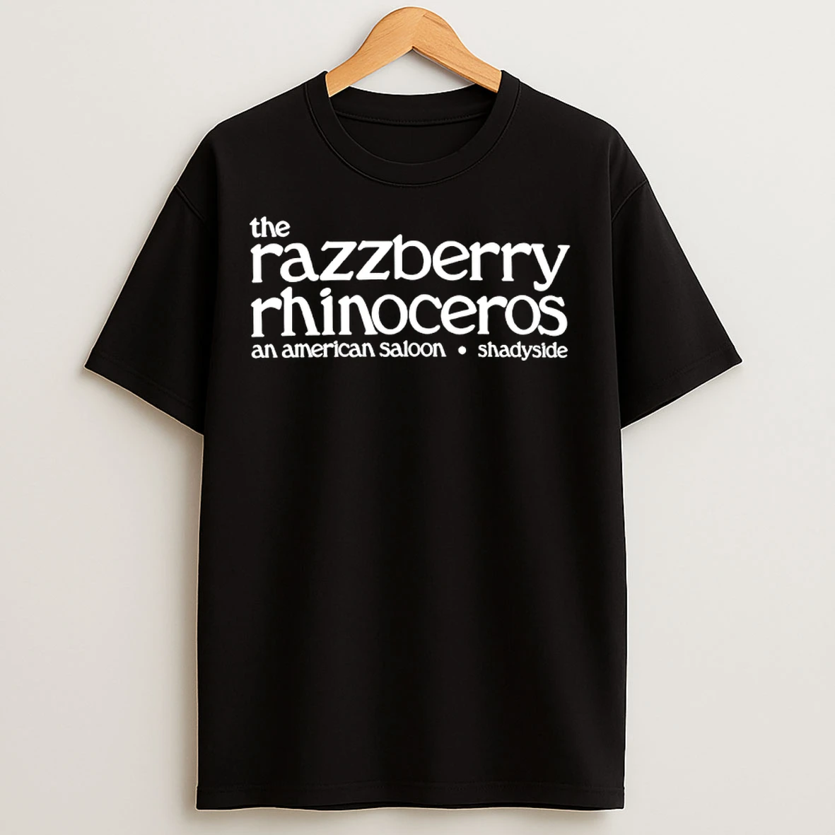 Classic The Razzberry Rhinoceros An American Saloon Shadyside T Shirts