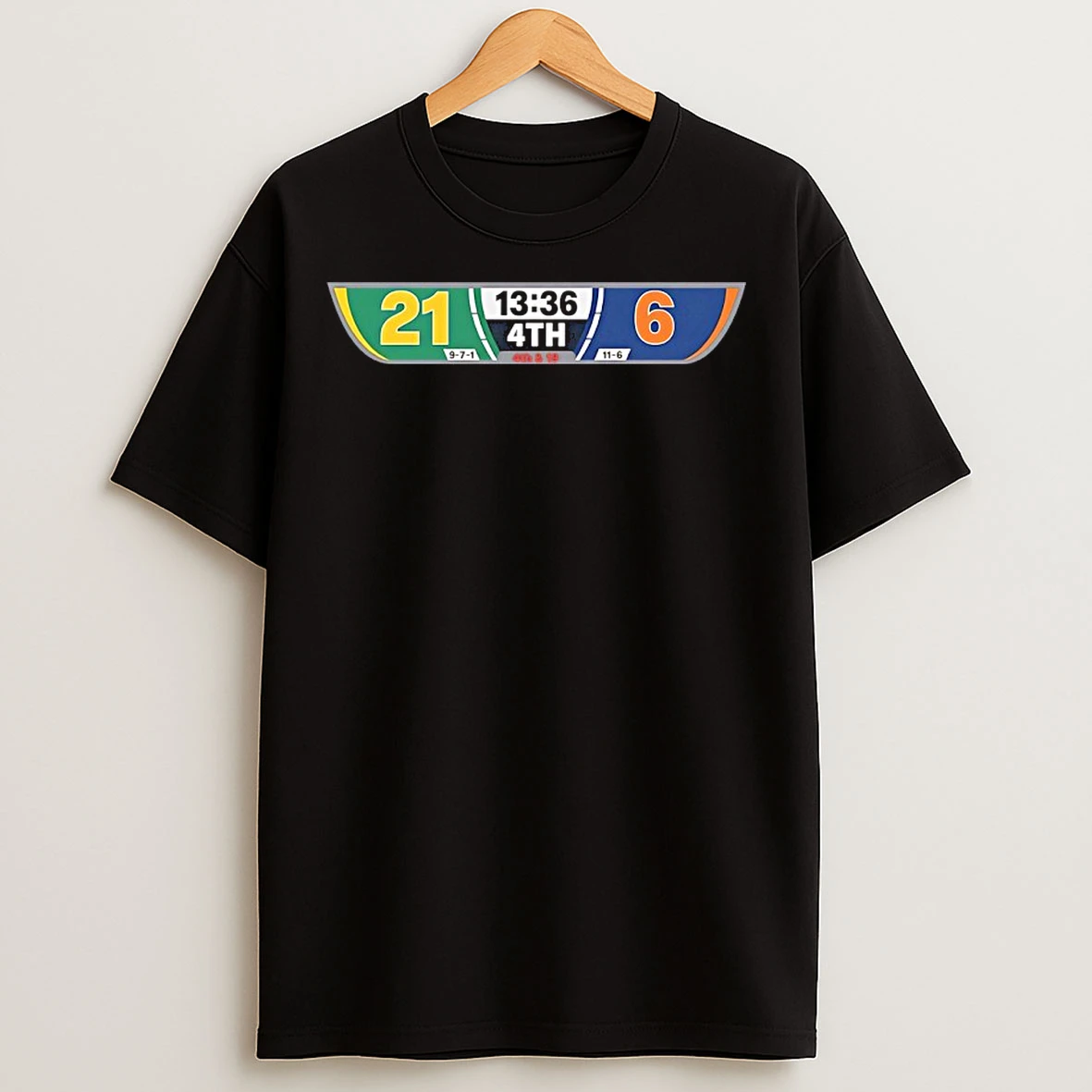 Classic The Scoreboard Packers 21 6 Bears 4th 19 Nfc Wild Card 2026 T Shirts
