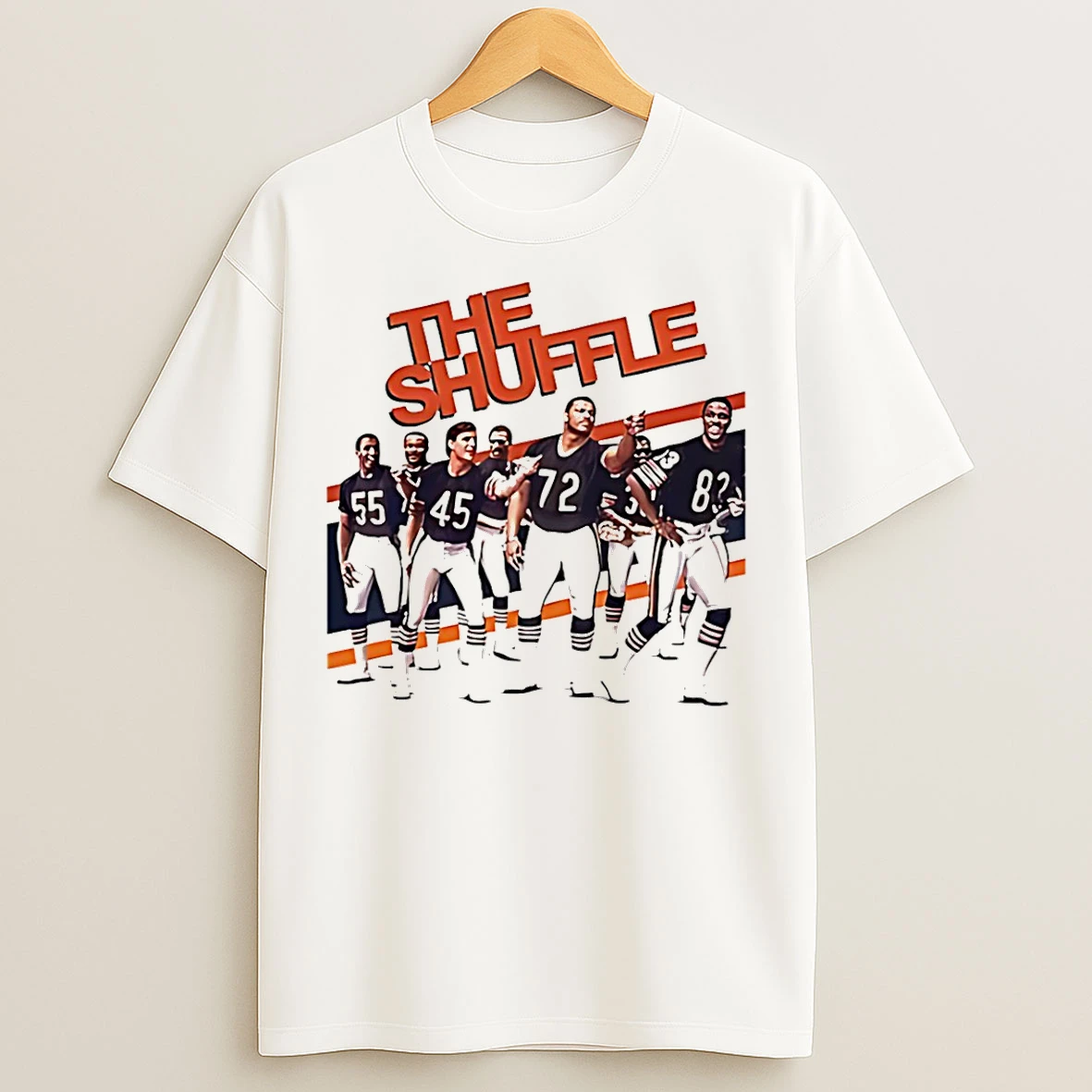 Classic The Shuffle Chicago Bears Football T Shirts